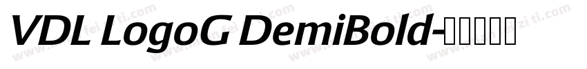 VDL LogoG DemiBold字体转换